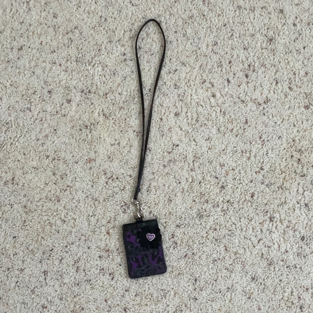 Coach lanyard (ID holder)